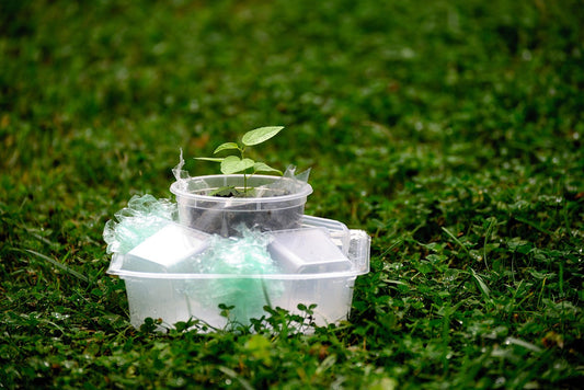 Plastic waste in plant industry