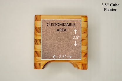 3.5" Cube Planter