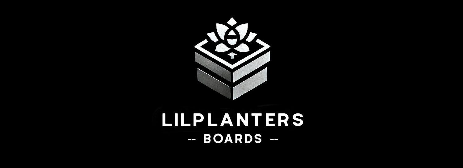 lilplanters Boards logo on a black background